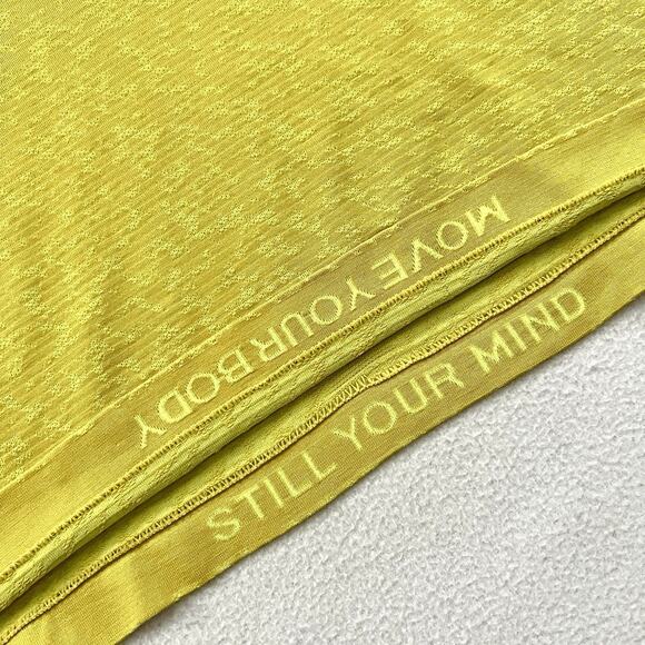 Lululemon Distorted Static Soleil Yellow Swiftly Tech Short Sleeve 2.0 Shirt 4 - Picture 3 of 6